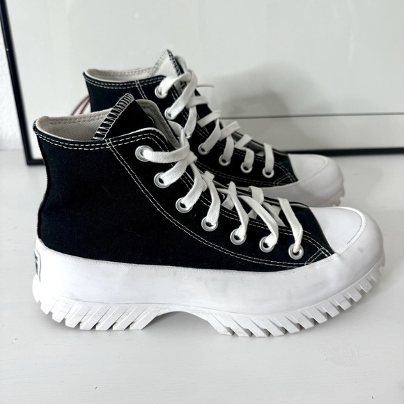 Converse Chuck Taylor All Star Lugged 2.0 High Top Black Canvas Size 7 - Picture 16 of 16